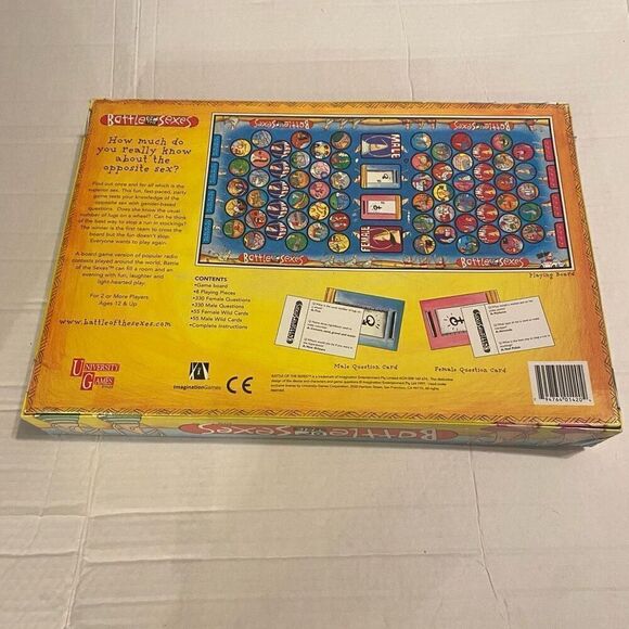 BATTLE OF THE SEXES‎ University Games Board Game - Picture 4 of 5